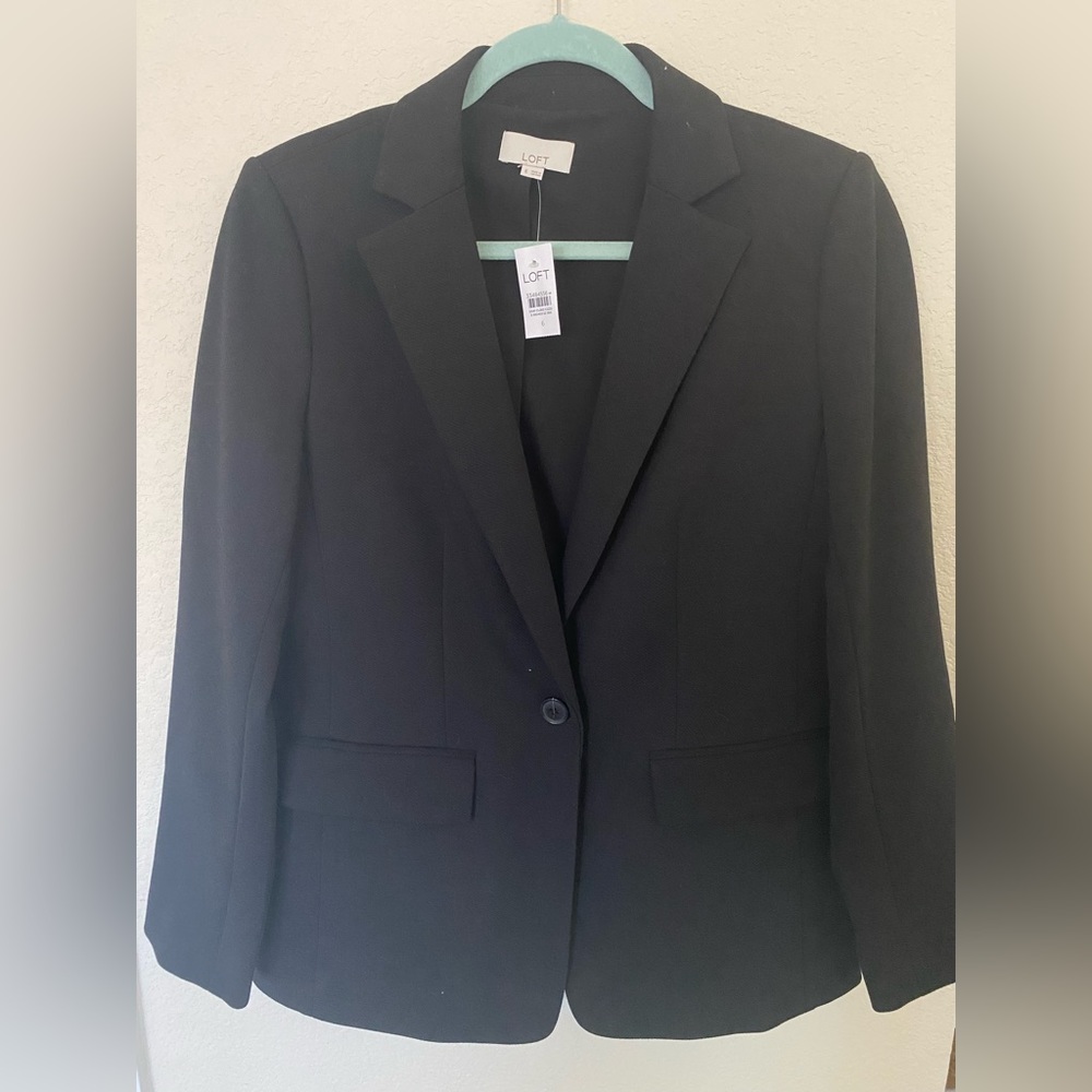 Ann Taylor Relaxed Longline Blazer - Picture 2 of 4